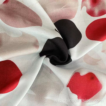 45s 100％人造丝/粘液印刷的织物人造丝奇特（Rayon Challis for Dress）